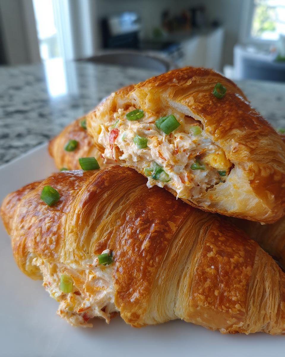 Chicken Cream Cheese Croissants - detail 2