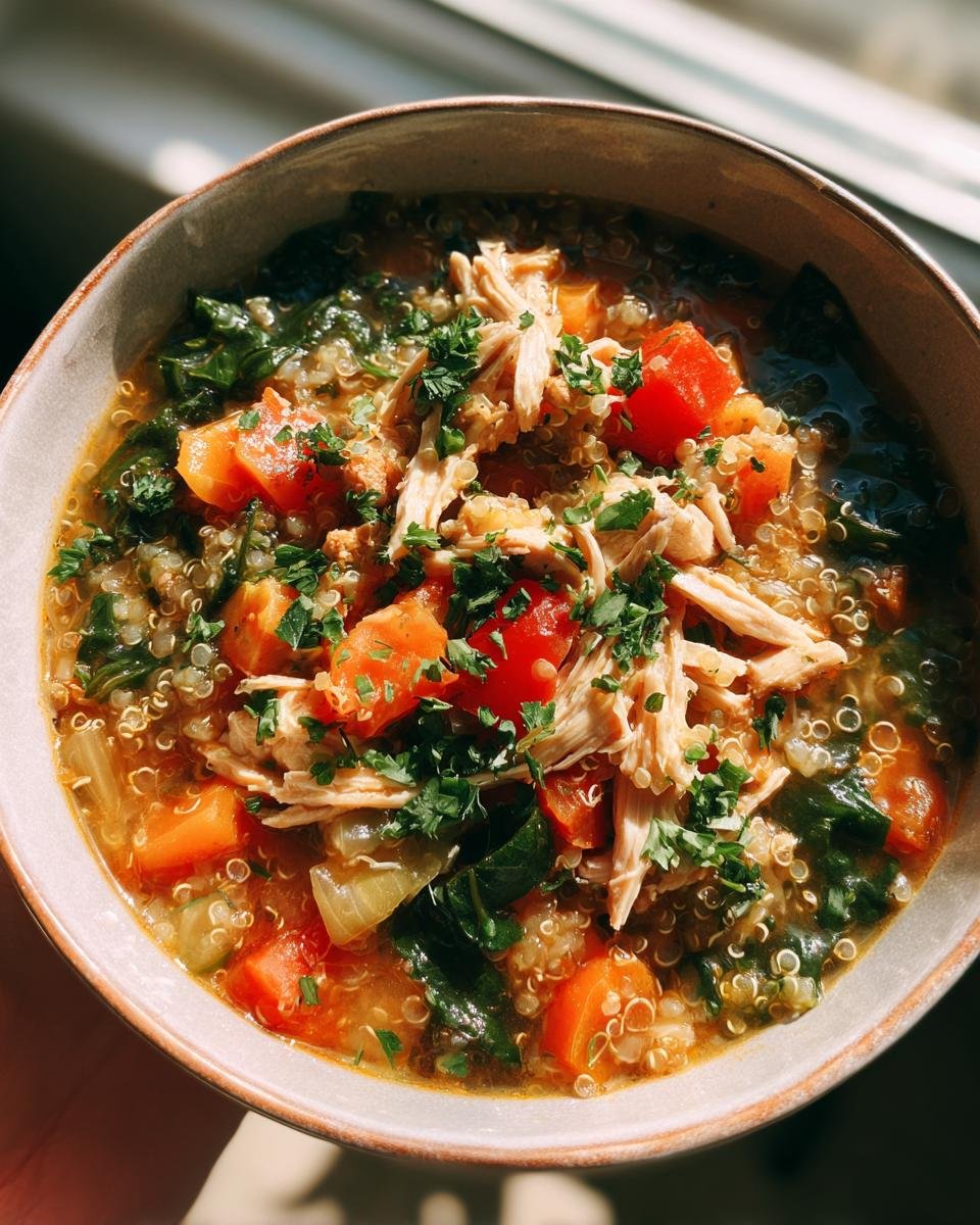 Chicken Quinoa Soup - detail 1