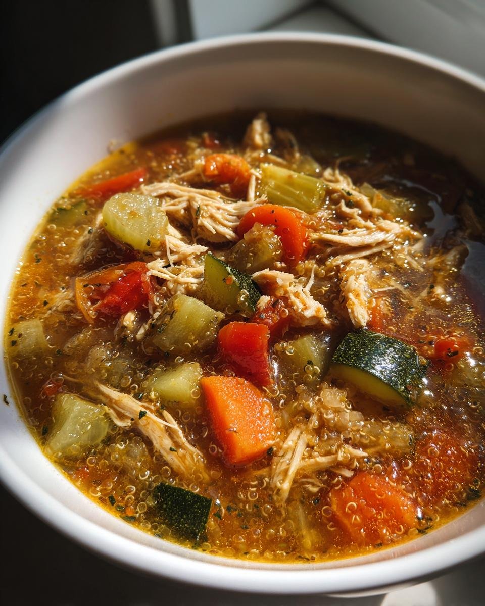 Chicken Quinoa Soup - detail 2