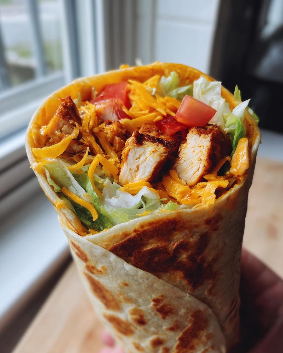 Chipotle Ranch Grilled Chicken Burrito - detail 2