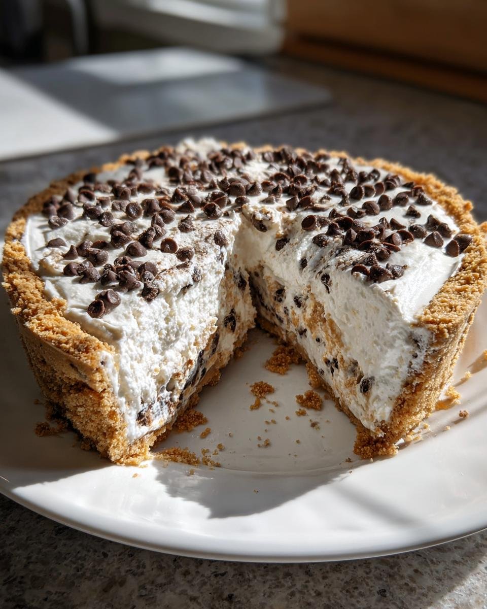 Chocolate Chip Cannoli Pie - detail 2