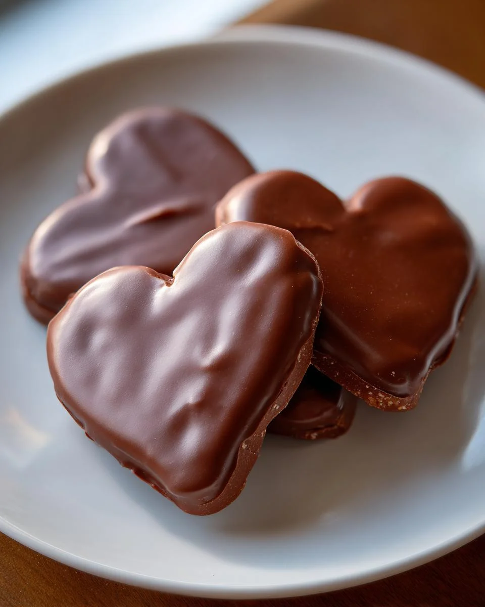 Chocolate Peanut Butter Valentine’s Heart - detail 2