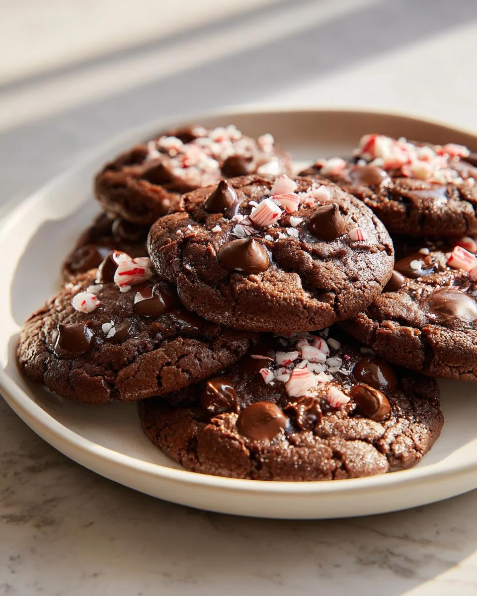 Chocolate Peppermint Cookies For Holiday! - detail 2