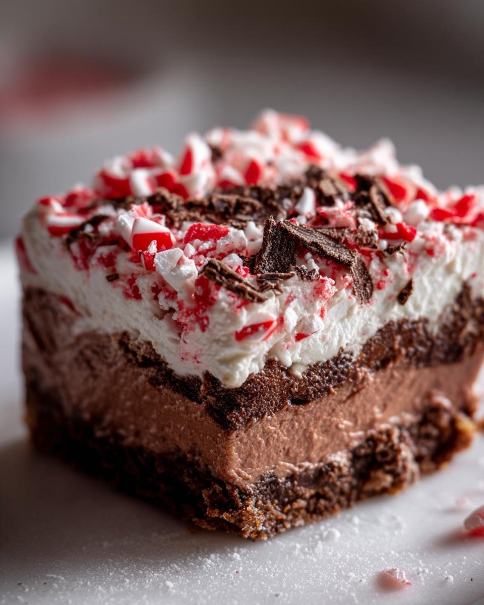 Chocolate Peppermint Lasagna: Easy, No-Bake, & Decadent Christmas Dessert! - detail 2