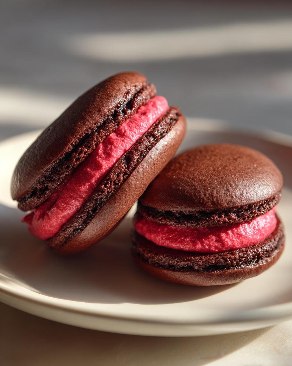 Chocolate Raspberry Milano Cookies - detail 1