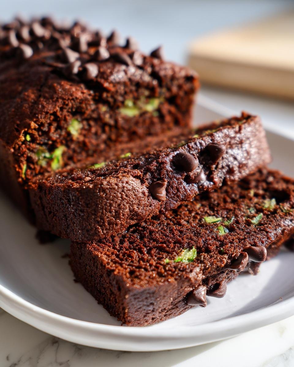 Chocolate Zucchini Bread - detail 1