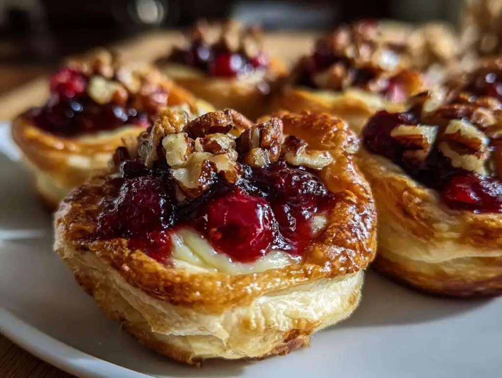 Cranberry Pecan Baked Brie Cups: Easy Holiday Appetizer Recipe