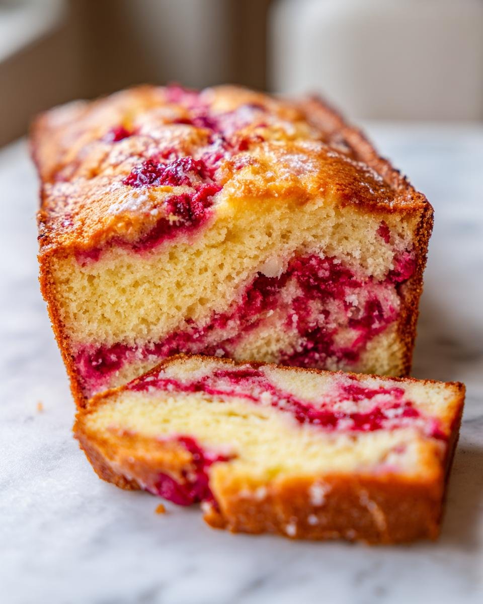 Cranberry Sauce Swirl Pound Cake - detail 1