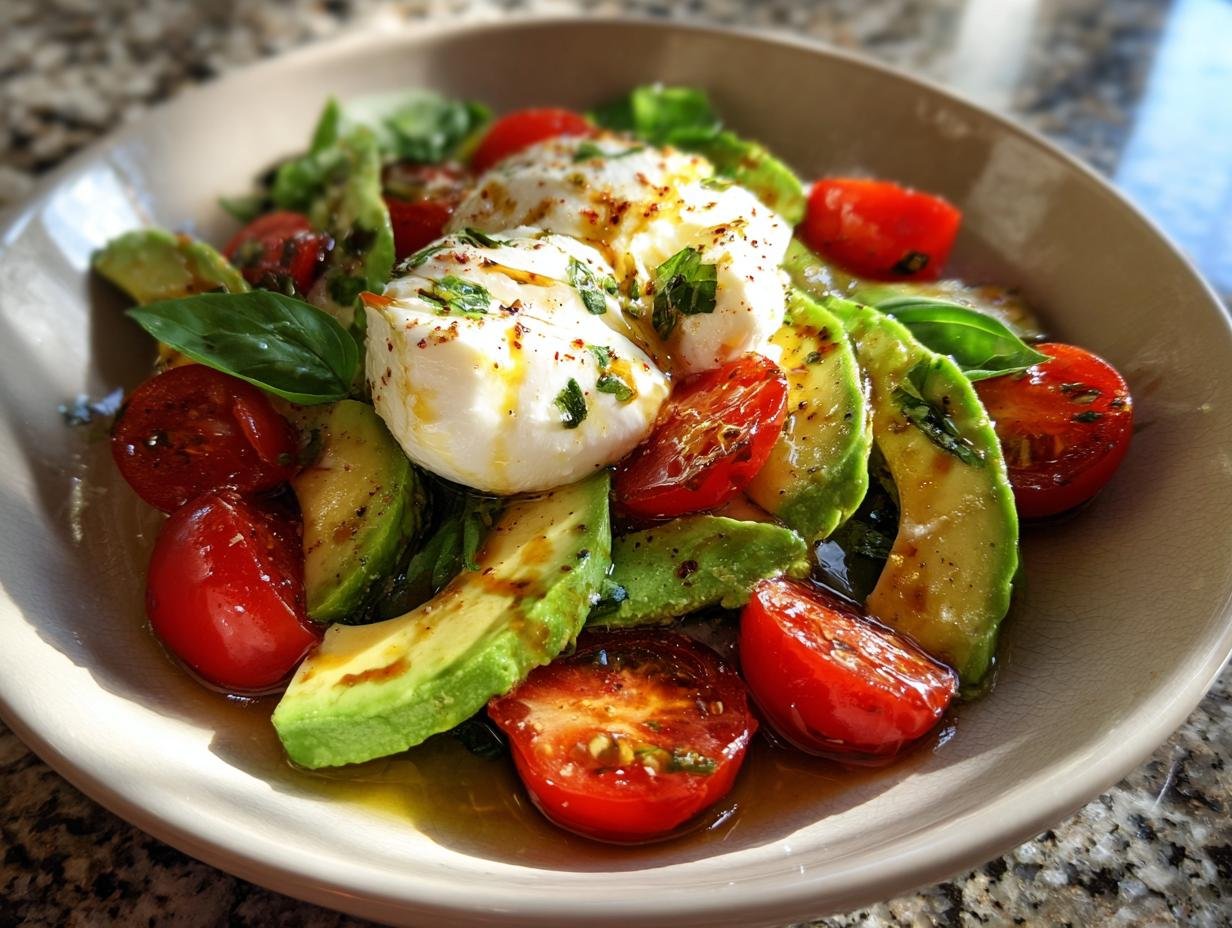 Creamy Burrata Avocado Salad: Your New Healthy Obsession