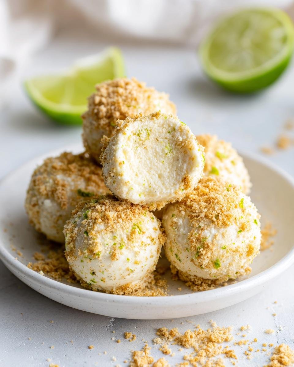Creamy Key Lime Truffles | Zesty No-Bake Dessert Bites - detail 1
