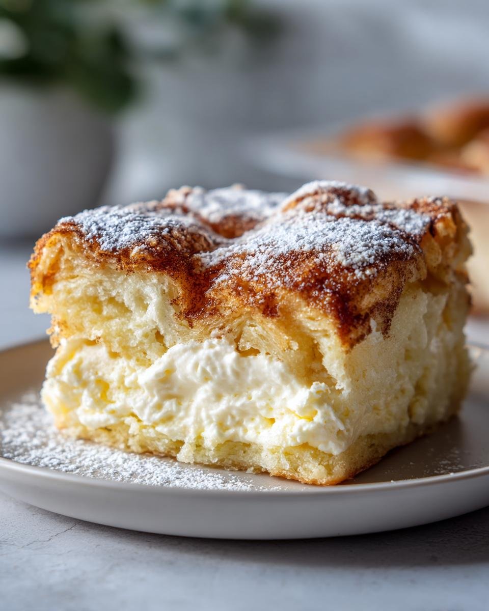 Crescent Roll Cinnamon Cheesecake Bars: Easy, Flaky, & 30-Minute Dessert! - detail 1