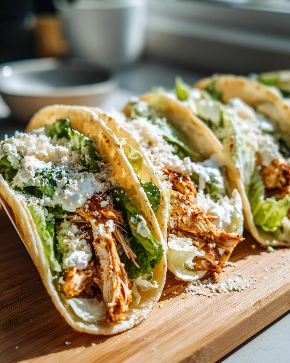 Crispy Chicken Caesar Tacos: The Ultimate Flavor Fusion You Need! - detail 1