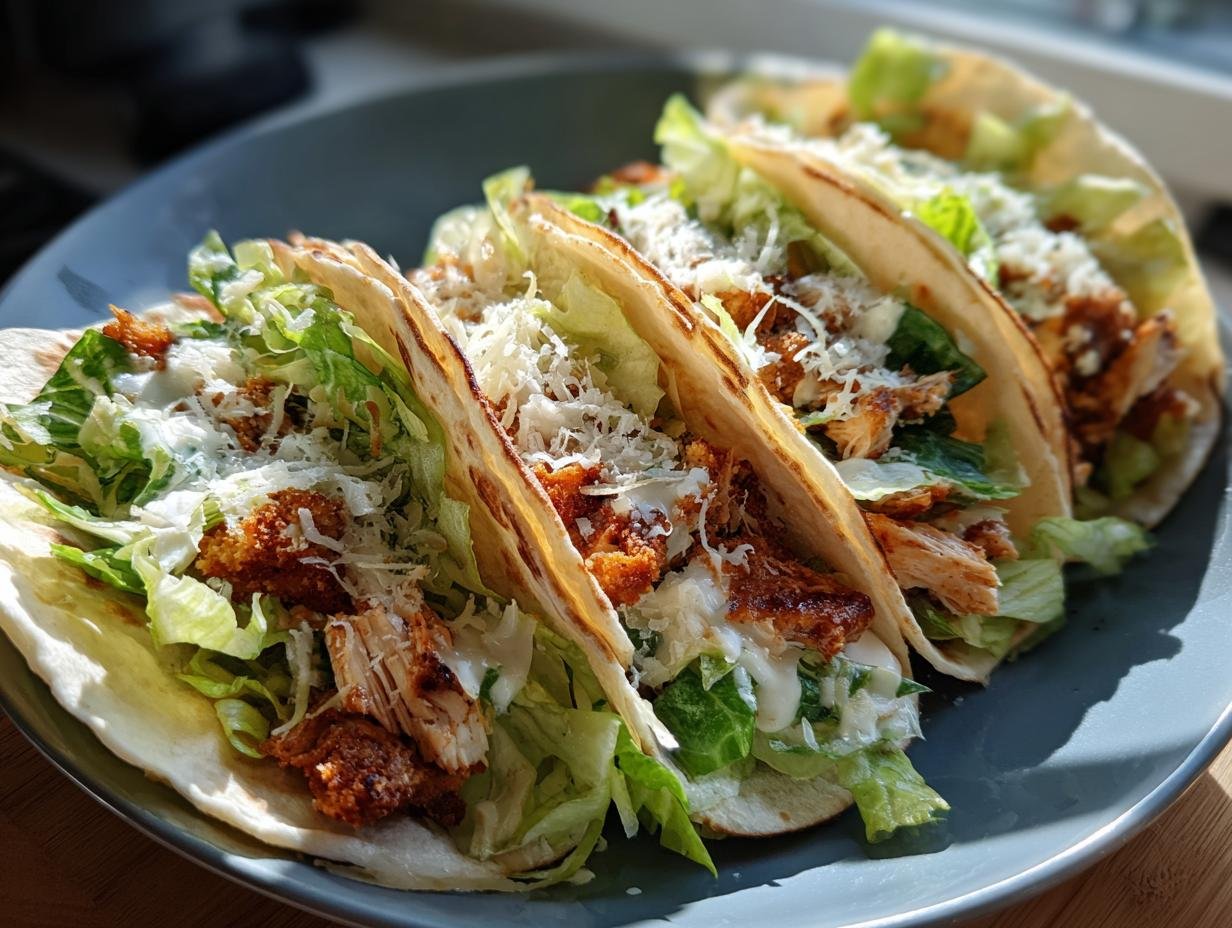 Crispy Chicken Caesar Tacos: The Ultimate Flavor Fusion You Need!