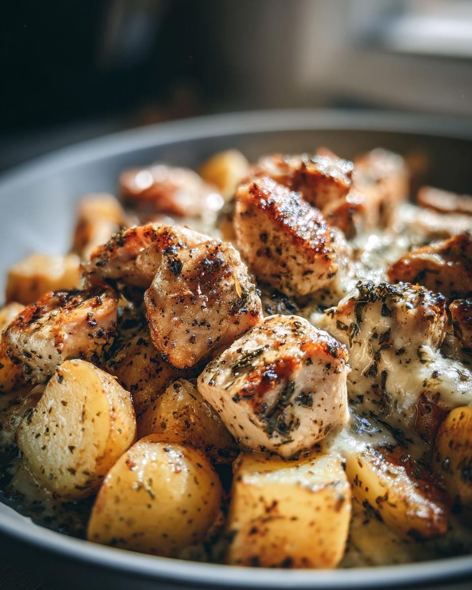Crockpot Garlic Parmesan Chicken and Potatoes - detail 2