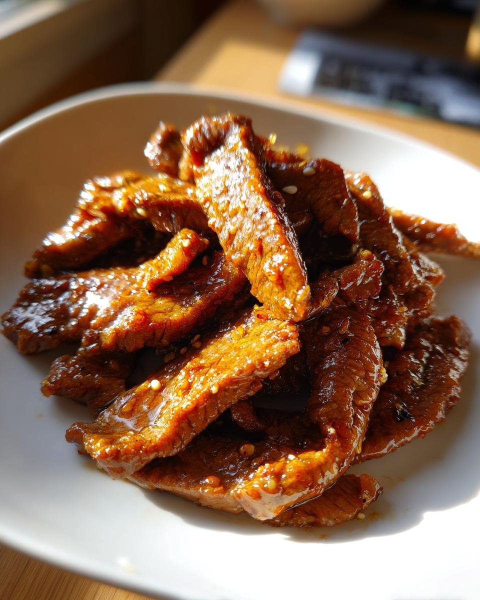 Delicious Honey Glazed Steak Strips Recipe - detail 1