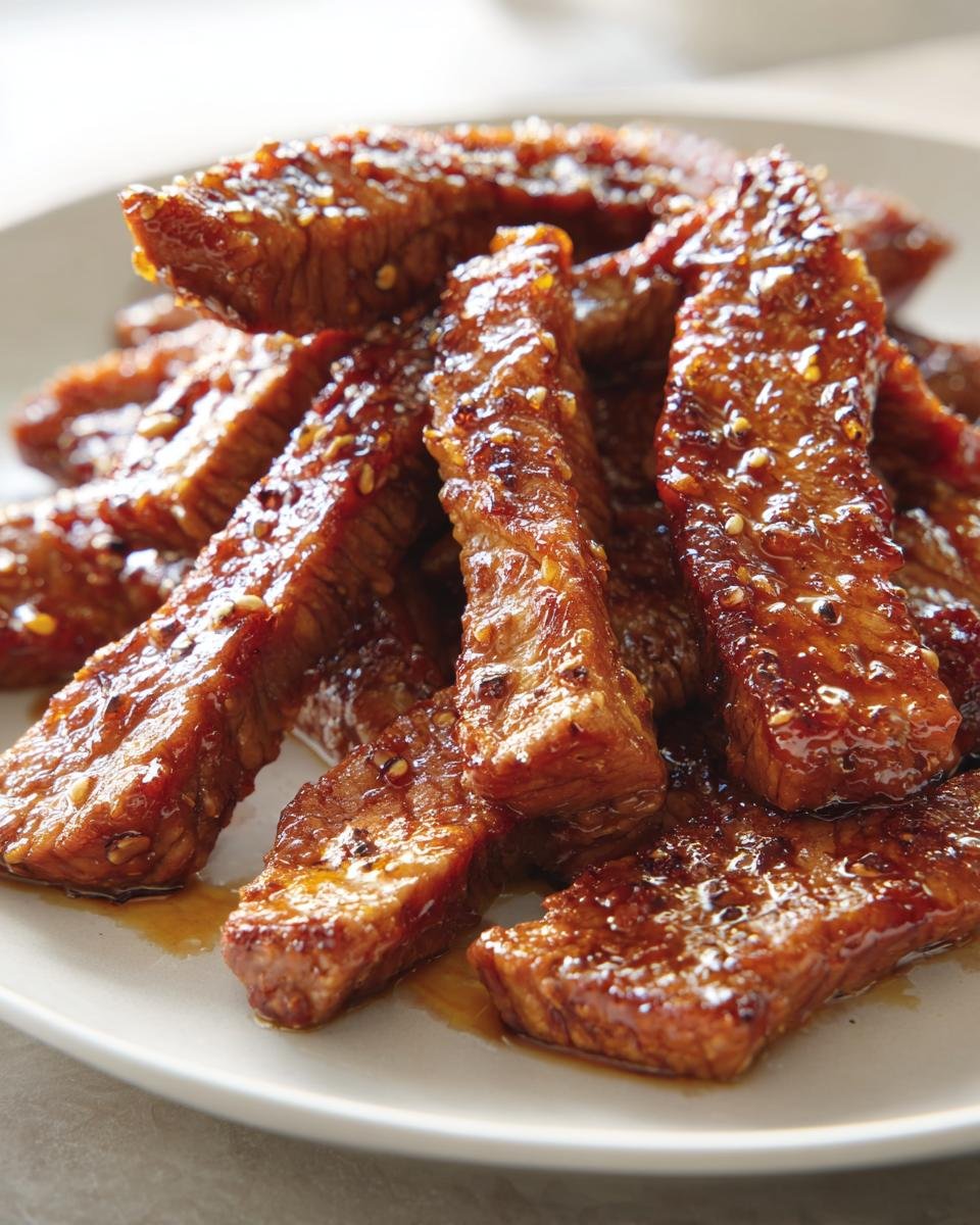 Delicious Honey Glazed Steak Strips Recipe - detail 2