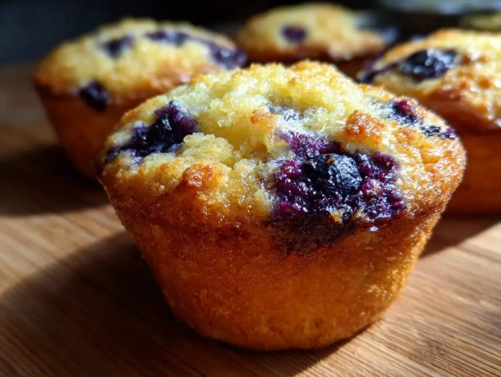 Delicious Keto Blueberry Muffins Made with Almond Flour