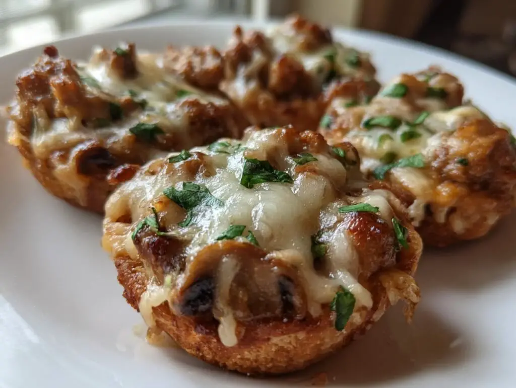 Delicious Low-Carb Mushroom Turkey Snack Rounds You’ll Love!