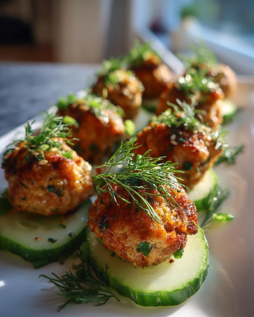 Delicious Low-Carb Salmon Dill Bites - detail 1