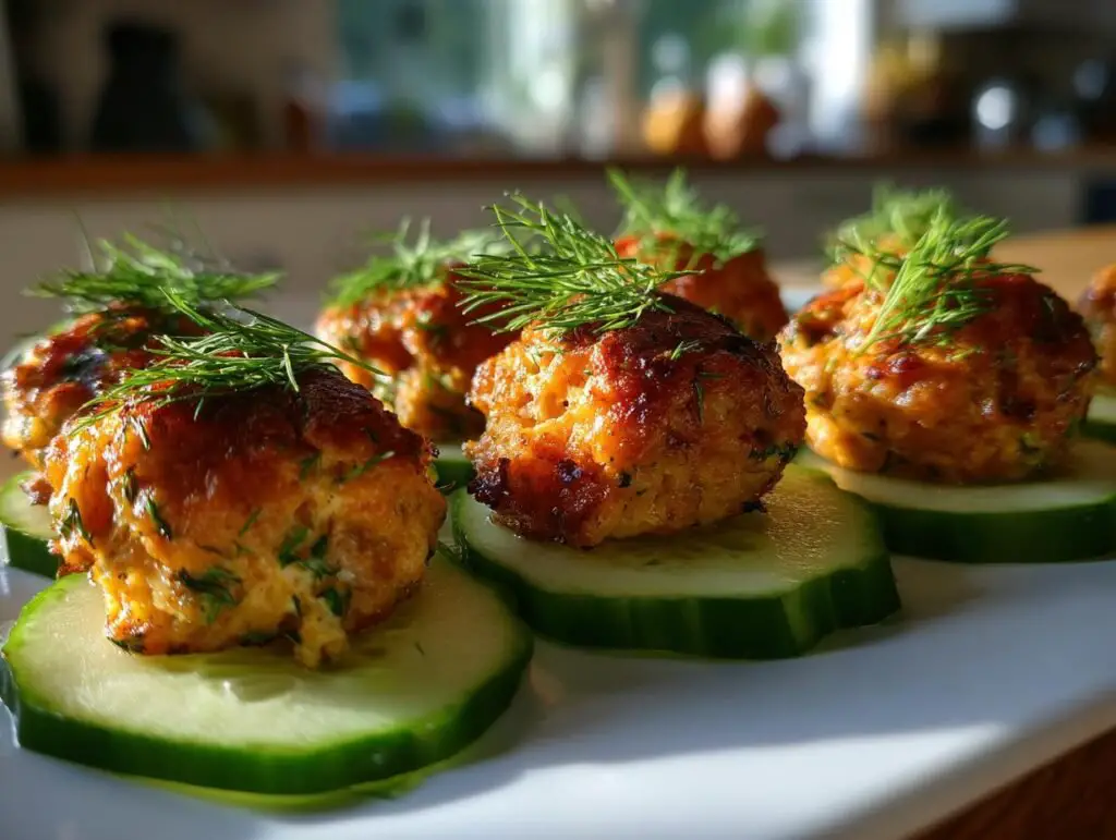 Delicious Low-Carb Salmon Dill Bites
