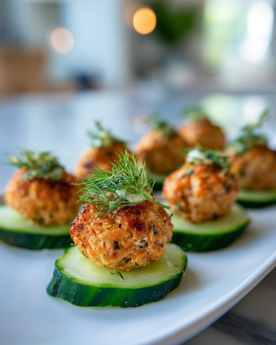 Delicious Low-Carb Salmon Dill Bites - detail 2