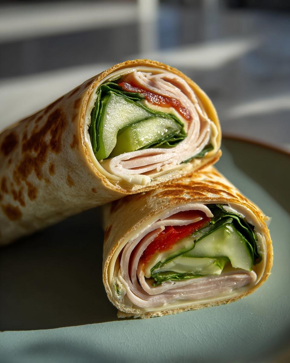 Delicious Low-Carb Swiss Turkey Snack Wraps for Guilt-Free Munching - detail 1