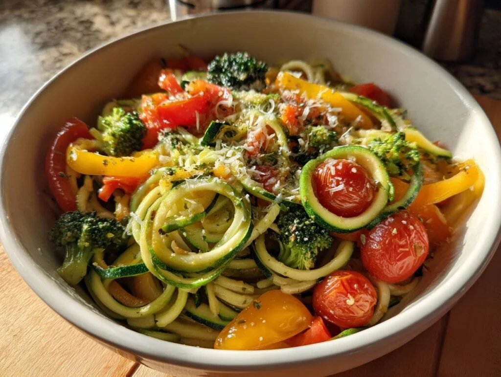 Delicious Zucchini Noodle Primavera Recipe for a Healthy Dinner!