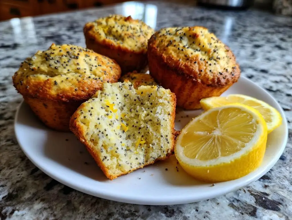 Deliciously Light Low Carb Lemon Poppy Seed Muffins You Need to Try