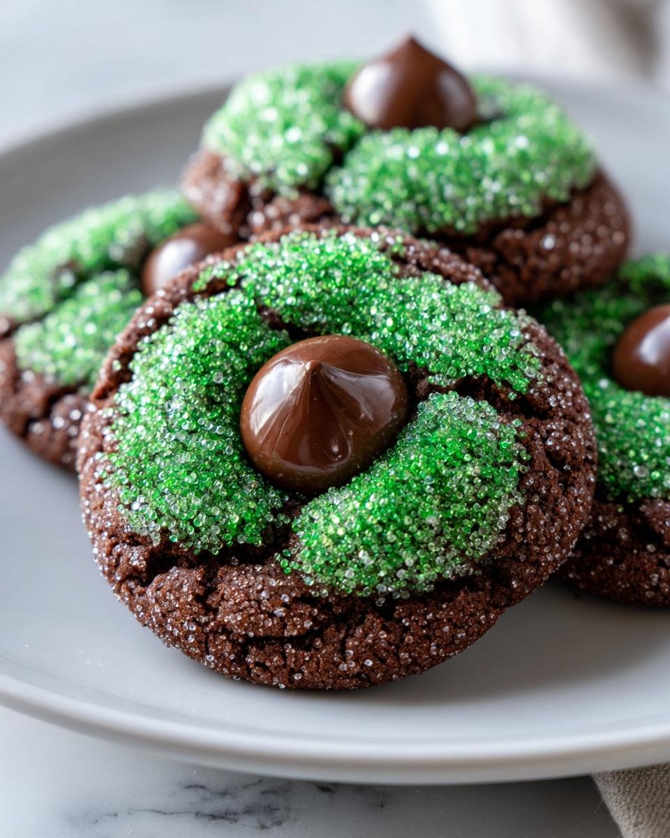 Delightful Grinch Cookies with Hershey Kisses for the Holidays - detail 2