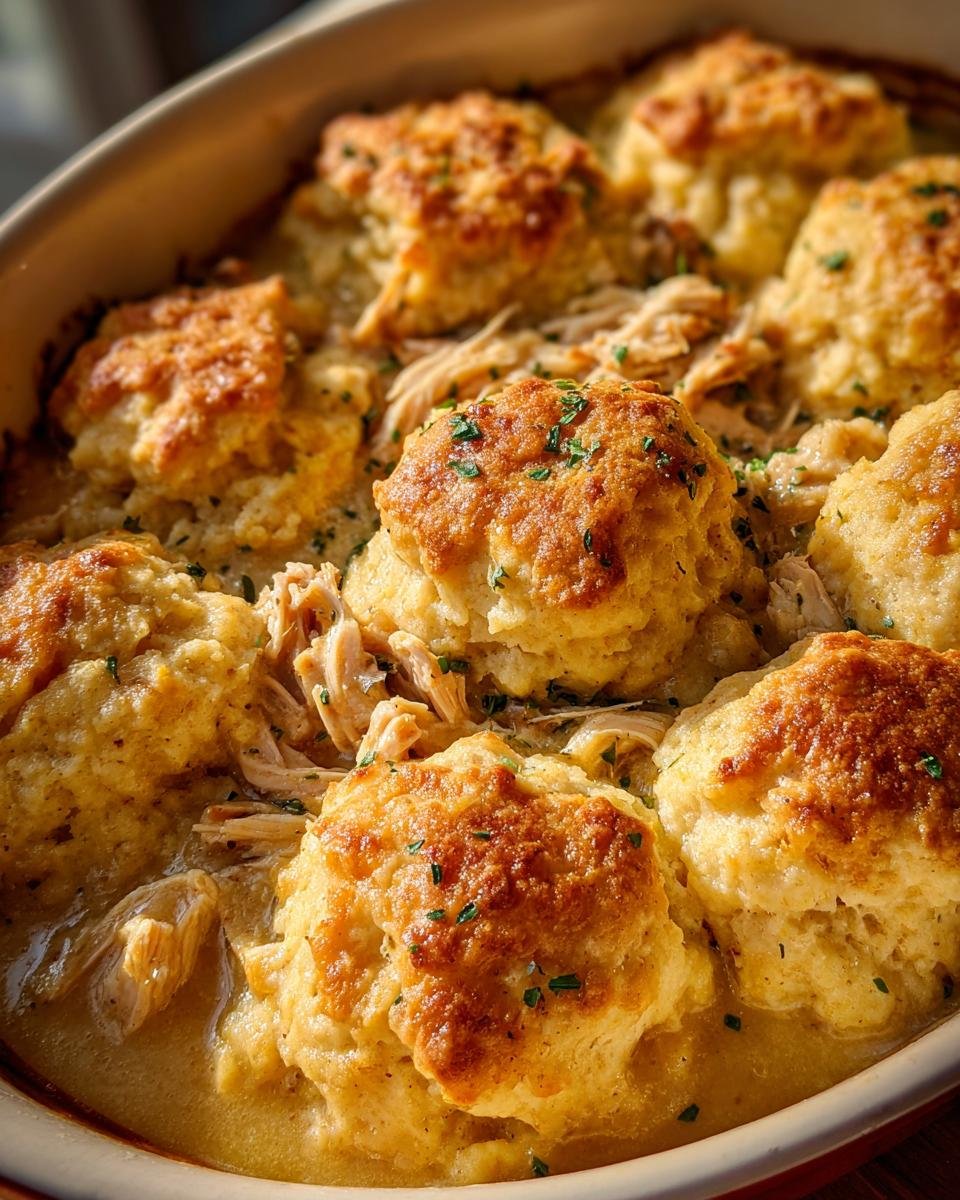 Easy Bisquick Chicken and Dumplings - detail 1