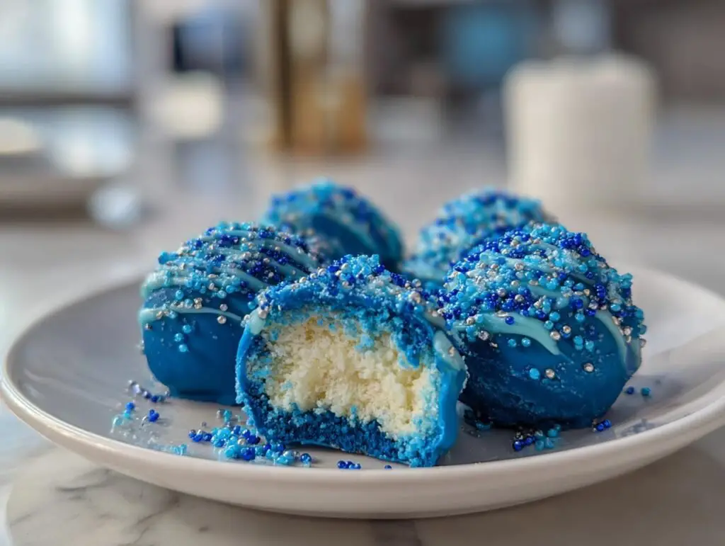 Easy Blue Christmas Truffles: Elegant, No-Bake, & Perfect Winter Wonderland Treats!