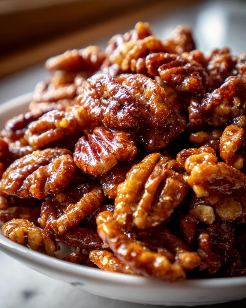 Easy Candied Pecans Recipe - detail 1