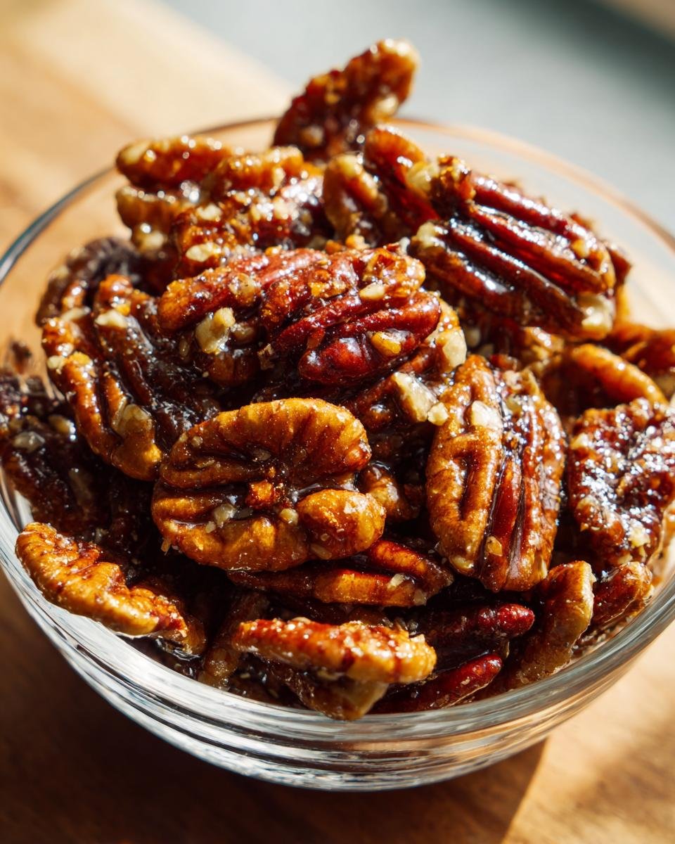 Easy Candied Pecans Recipe - detail 2