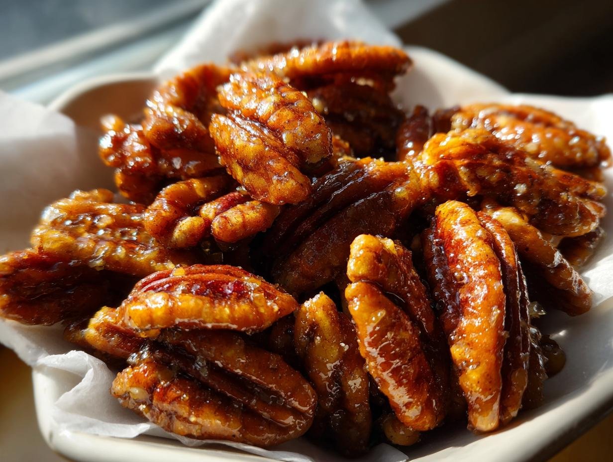 Easy Candied Pecans Recipe