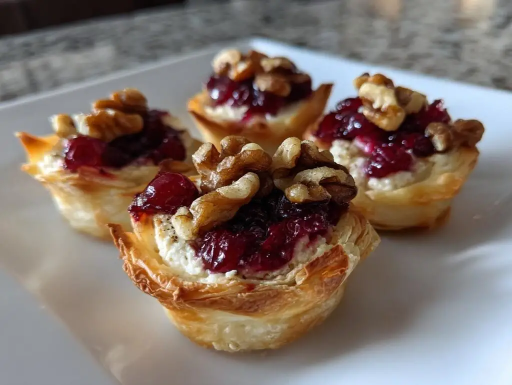 Easy Goat Cheese Cranberry Phyllo Cups That Impress Every Time