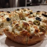 Easy Olive Cheese Bread: Simple, Cheesy, & Savory French Bread Appetizer! (15 Minutes)