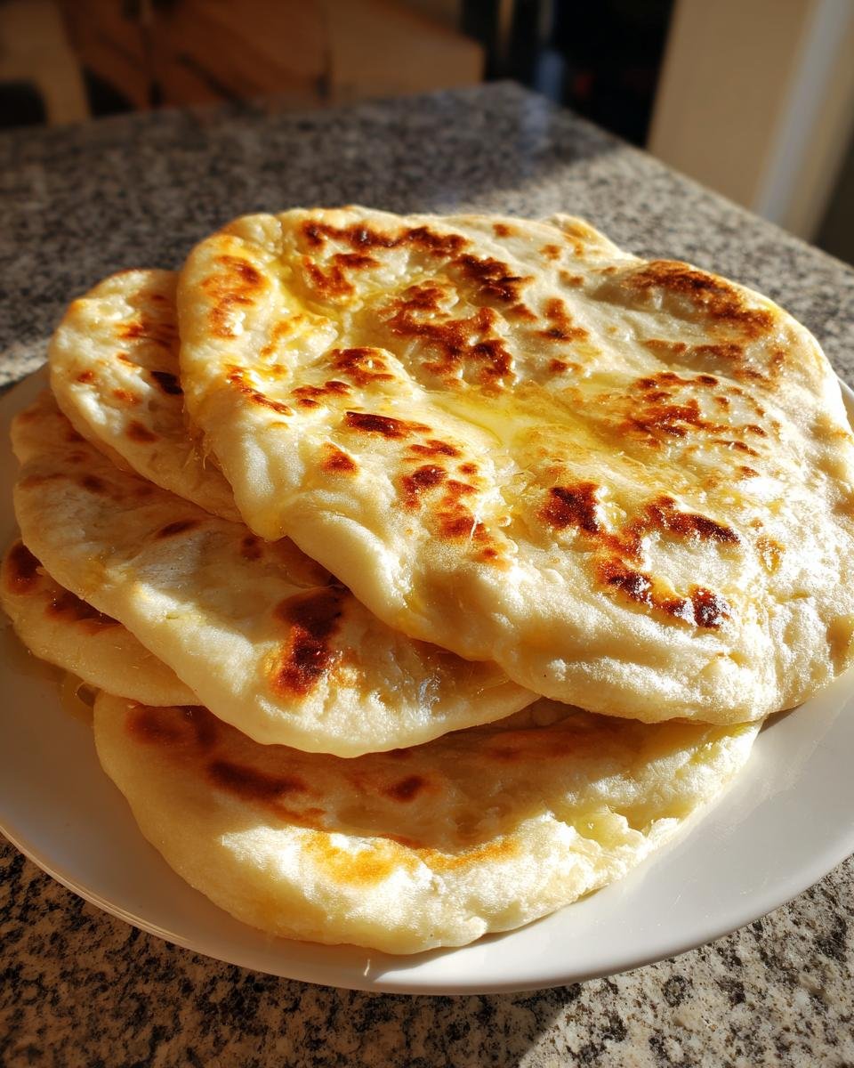 Easy Soft Flatbread (No Yeast) - detail 1