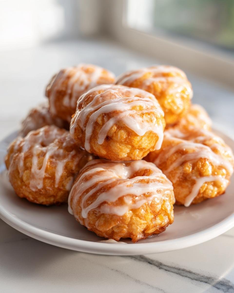 Festive Pumpkin Rice Krispie Donuts - detail 2
