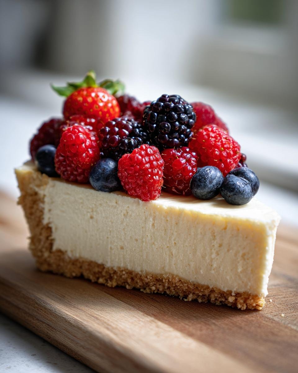 Greek Yogurt Cheesecake - detail 1