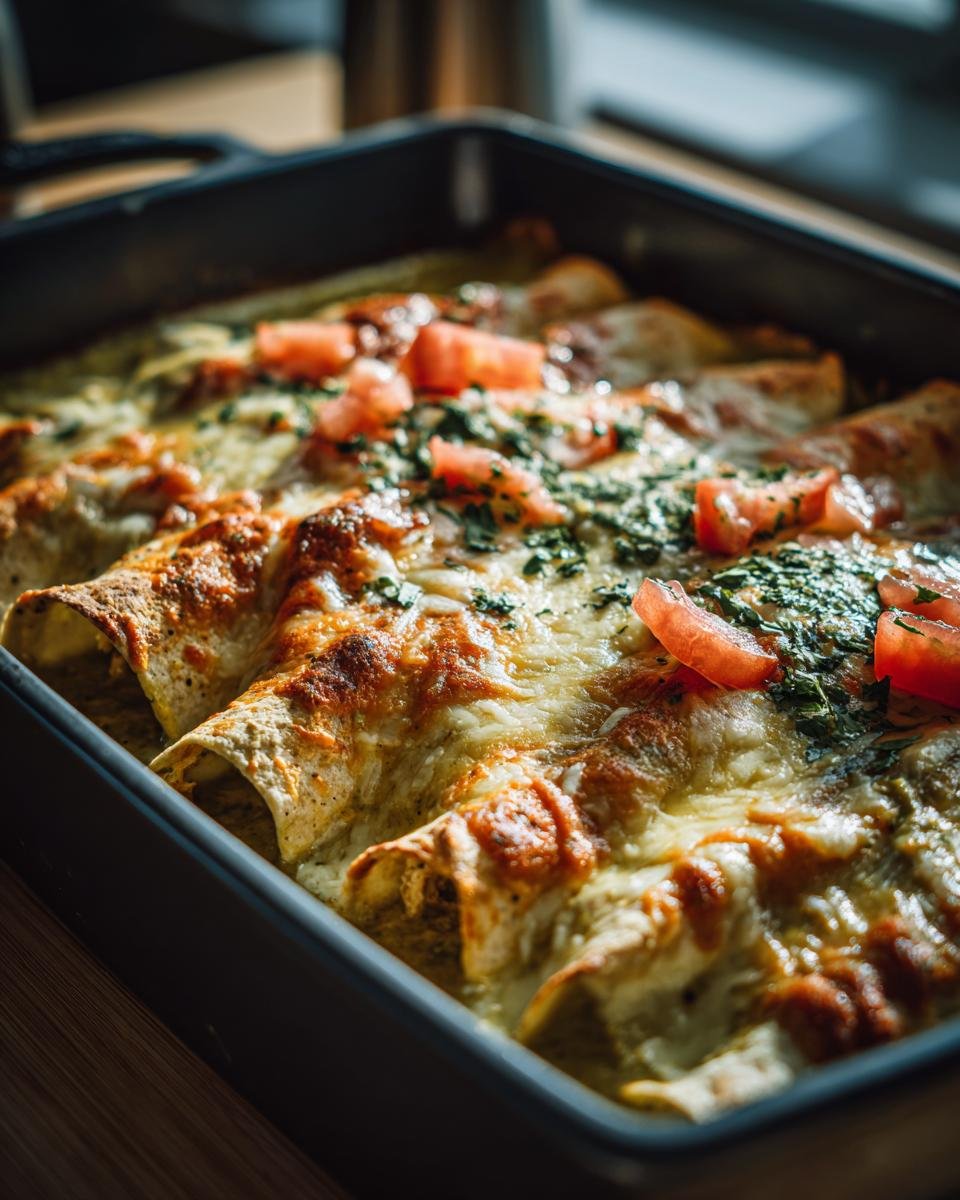 Green Chili Chicken Enchiladas - detail 1