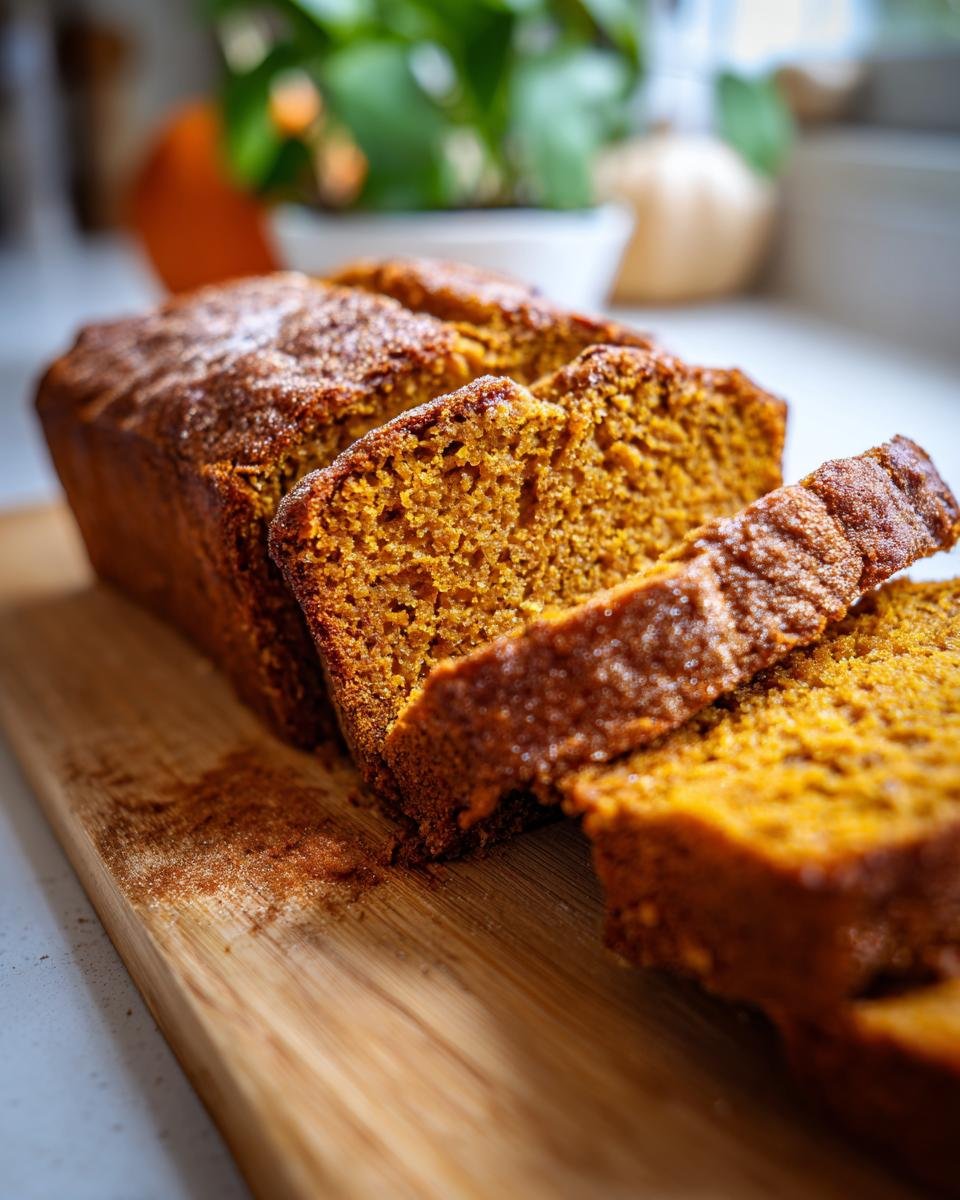 Healthy Pumpkin Bread - detail 1