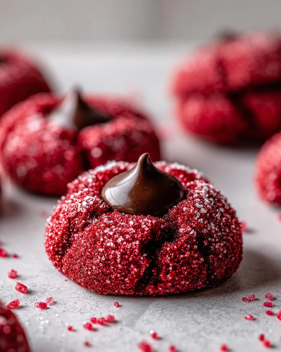 Hershey's red velvet blossoms - detail 1