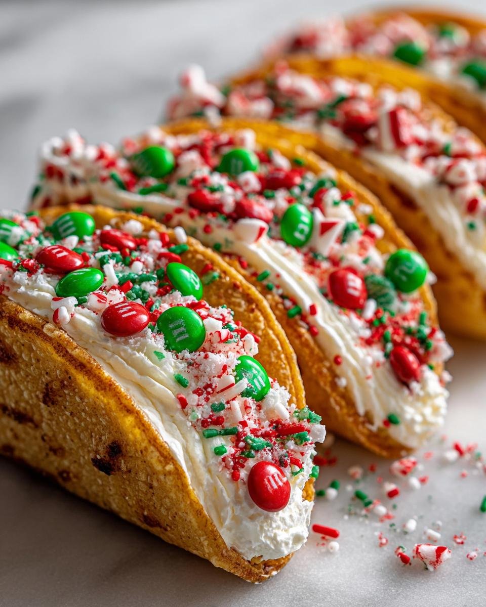 Holiday Cheesecake Tacos - detail 1