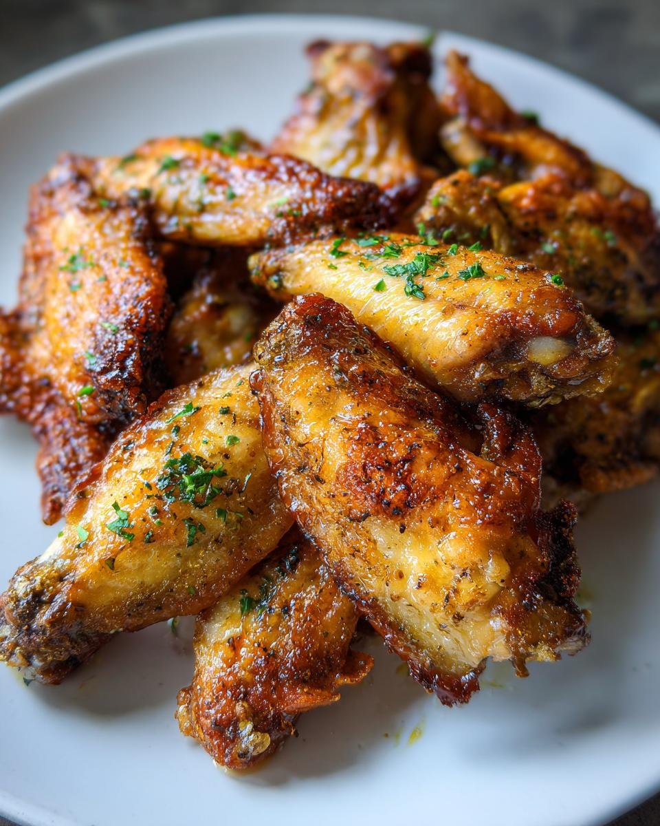 Keto Crispy Chicken Wings - detail 2