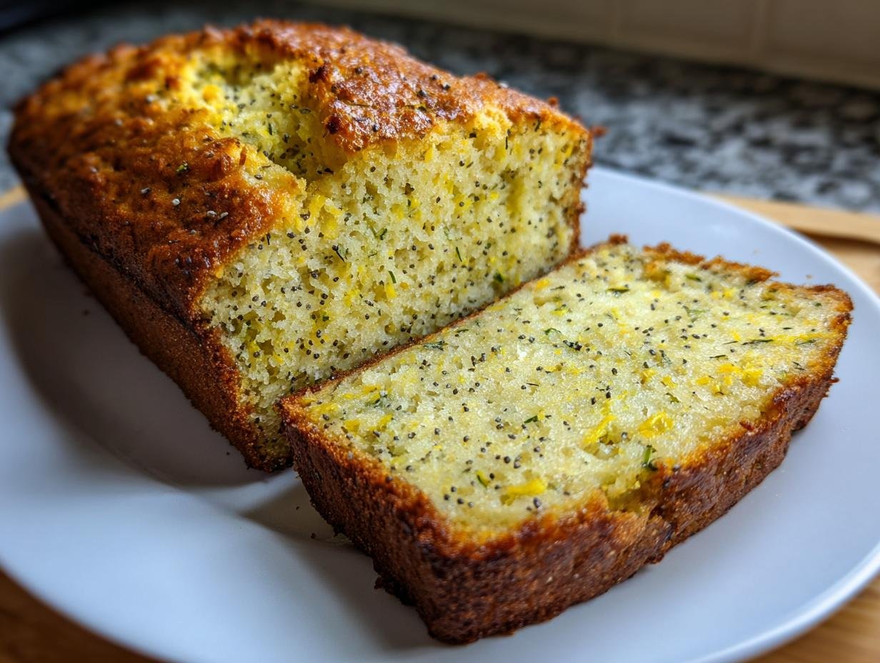 Lemon Poppy Seed Zucchini Bread