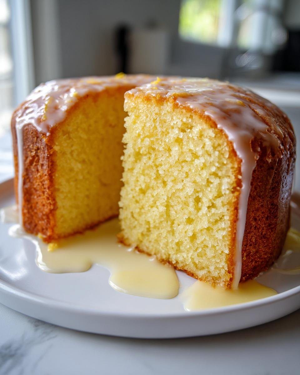Meyer Lemon Pound Cake - detail 1