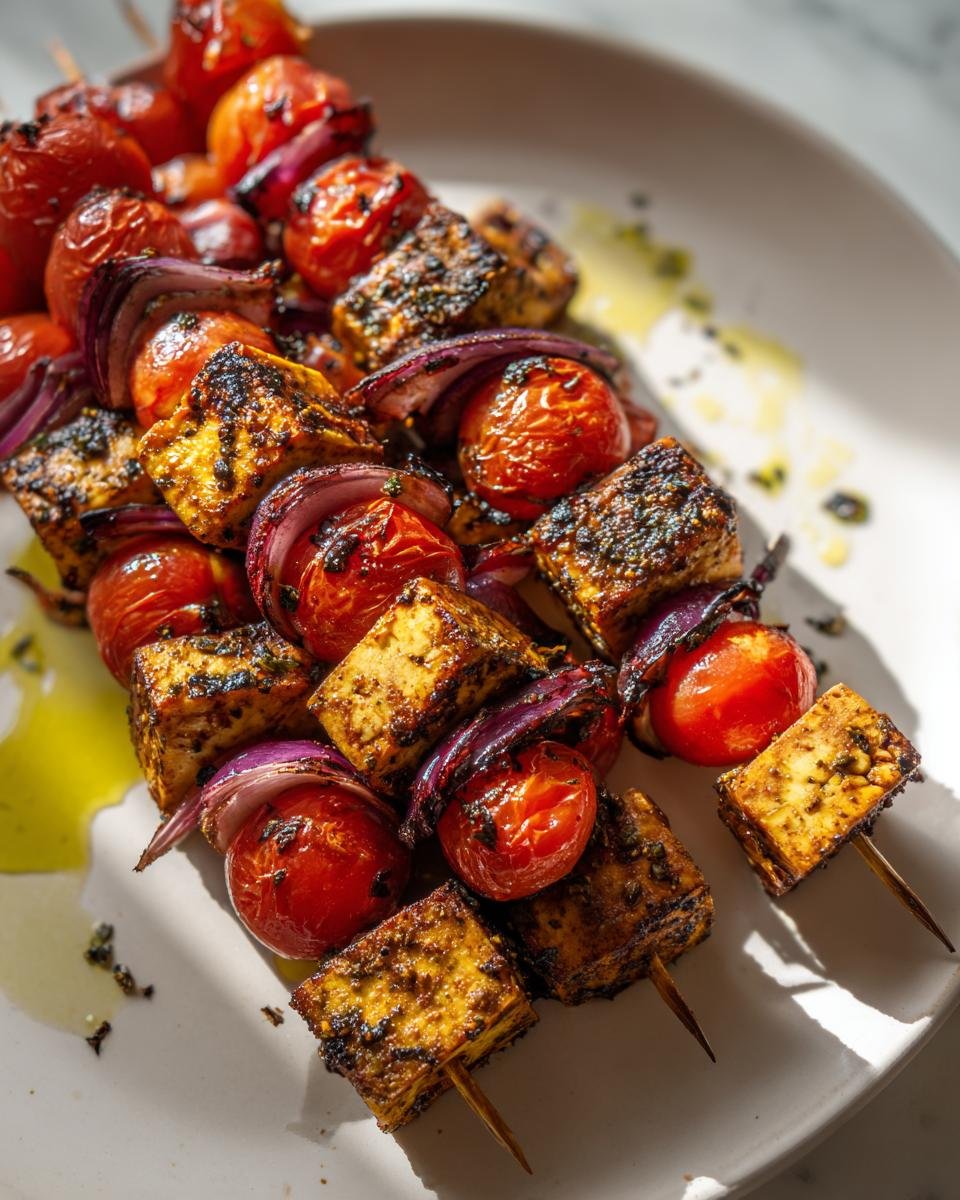 Middle Eastern Tofu Kebabs - detail 2