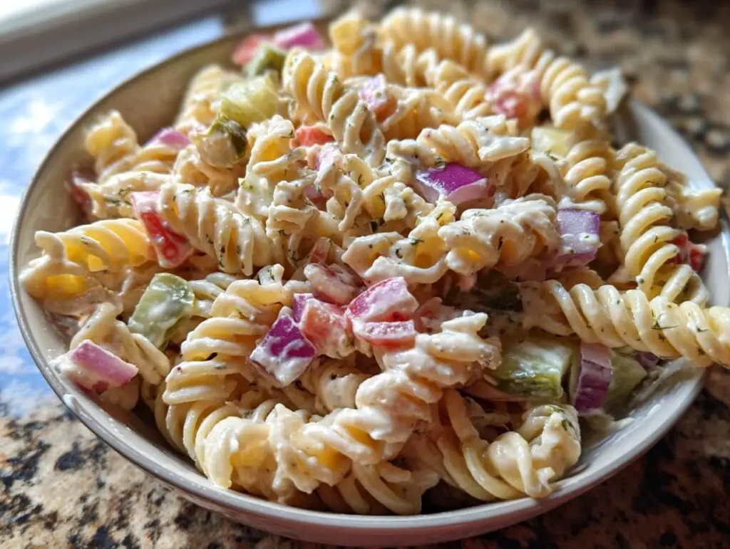 Mouthwatering Dill Pickle Pasta Salad