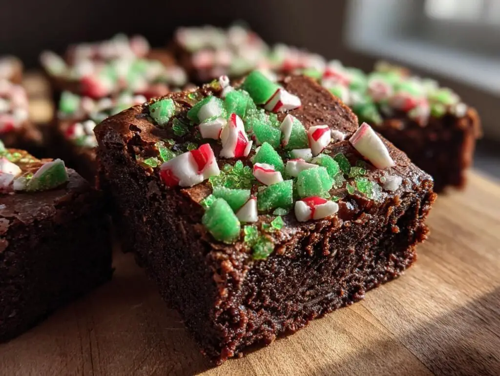 Peppermint Brownies – Fudgy, Festive & Bursting With Cool Mint Crunch