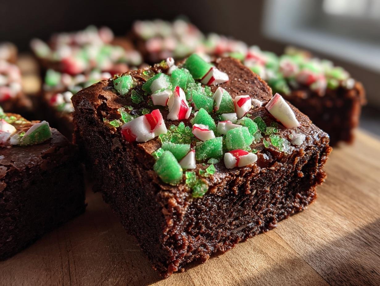 Peppermint Brownies – Fudgy, Festive & Bursting With Cool Mint Crunch